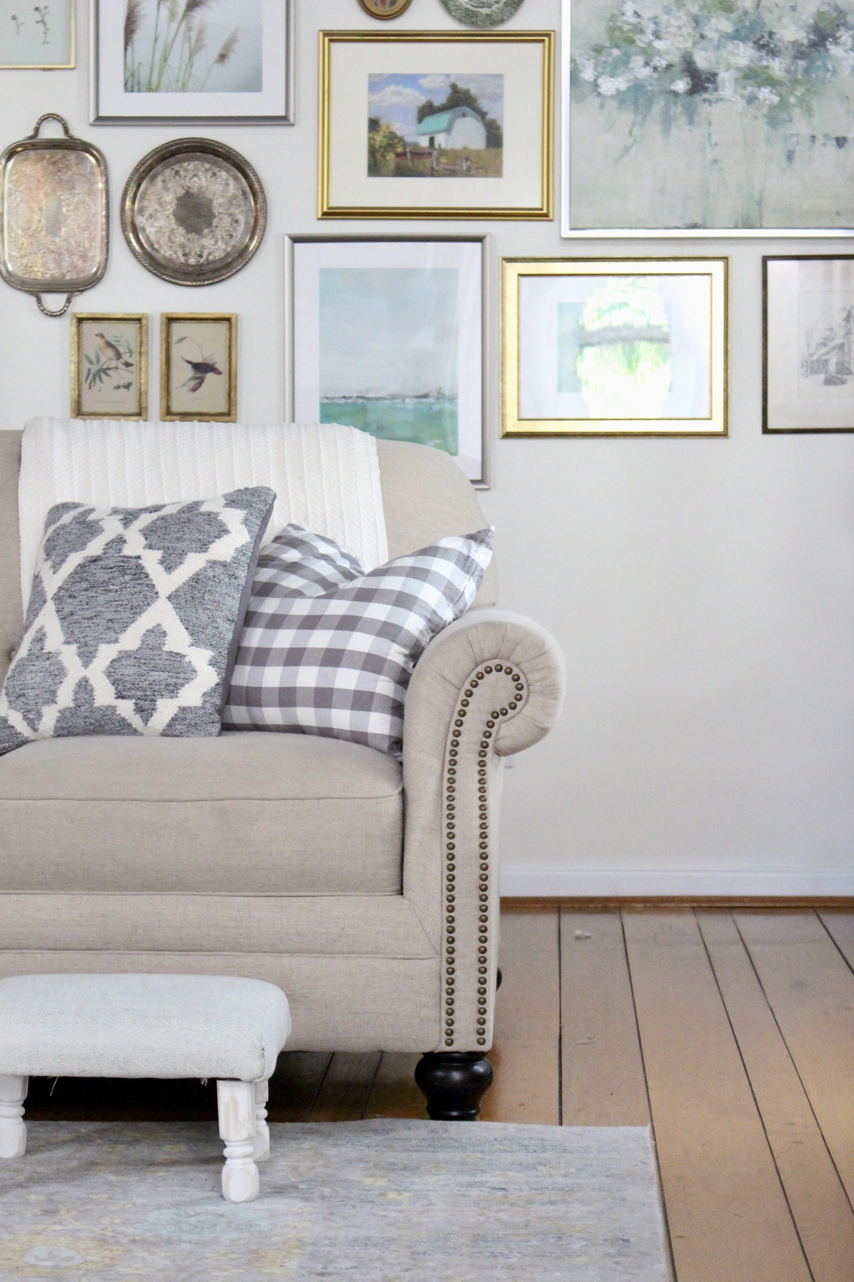 Fall Family Room Tour with Textures and Cozy details~ White Cottage Home & Living 